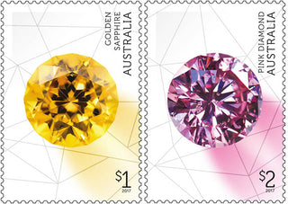 Australia Post Releases Eye-Catching Series of Gem-Themed Stamps