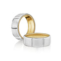 Vw 8106 14K Two Tone White Gold Yellow Gold