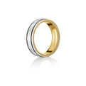 Vwb 6024 14K Two Tone White Gold Yellow Gold