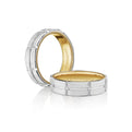 Vwd 6927 14K Two Tone White Gold Yellow Gold