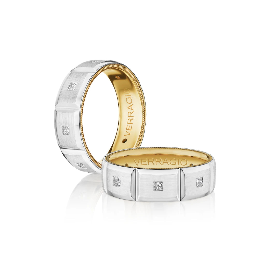 Vwd 7913 14K Two Tone White Gold Yellow Gold