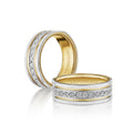 VWD-8910-14K Two Tone - White/Yellow Gold