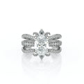 Vanguard-2207OV-14K White Gold Oval