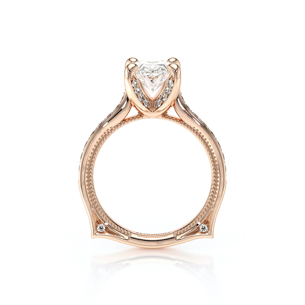 Vanguard-2207OV-14K Rose Gold Oval