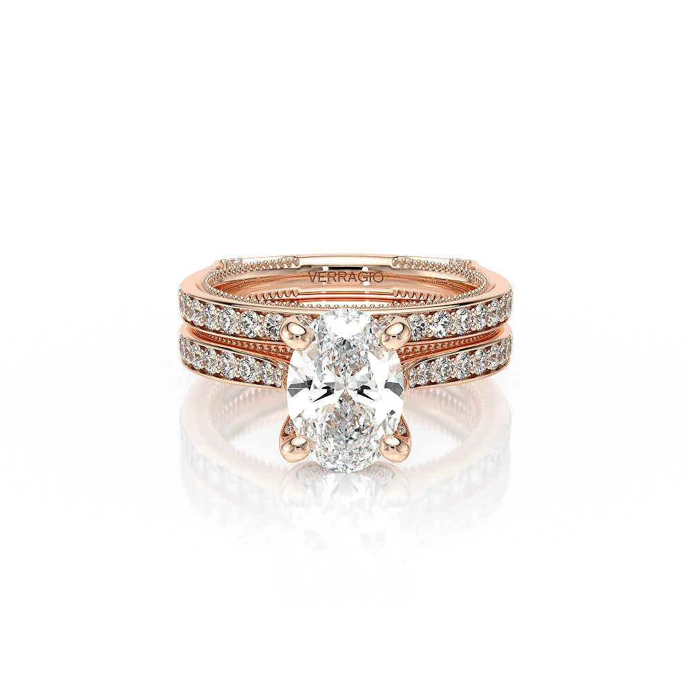 Vanguard-2207OV-14K Rose Gold Oval