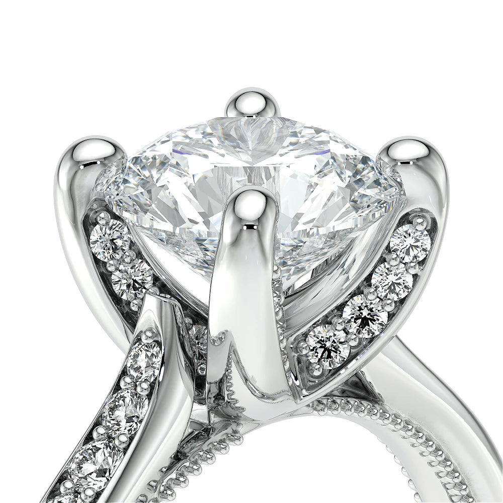 Vanguard-2207r-14k White Gold Round