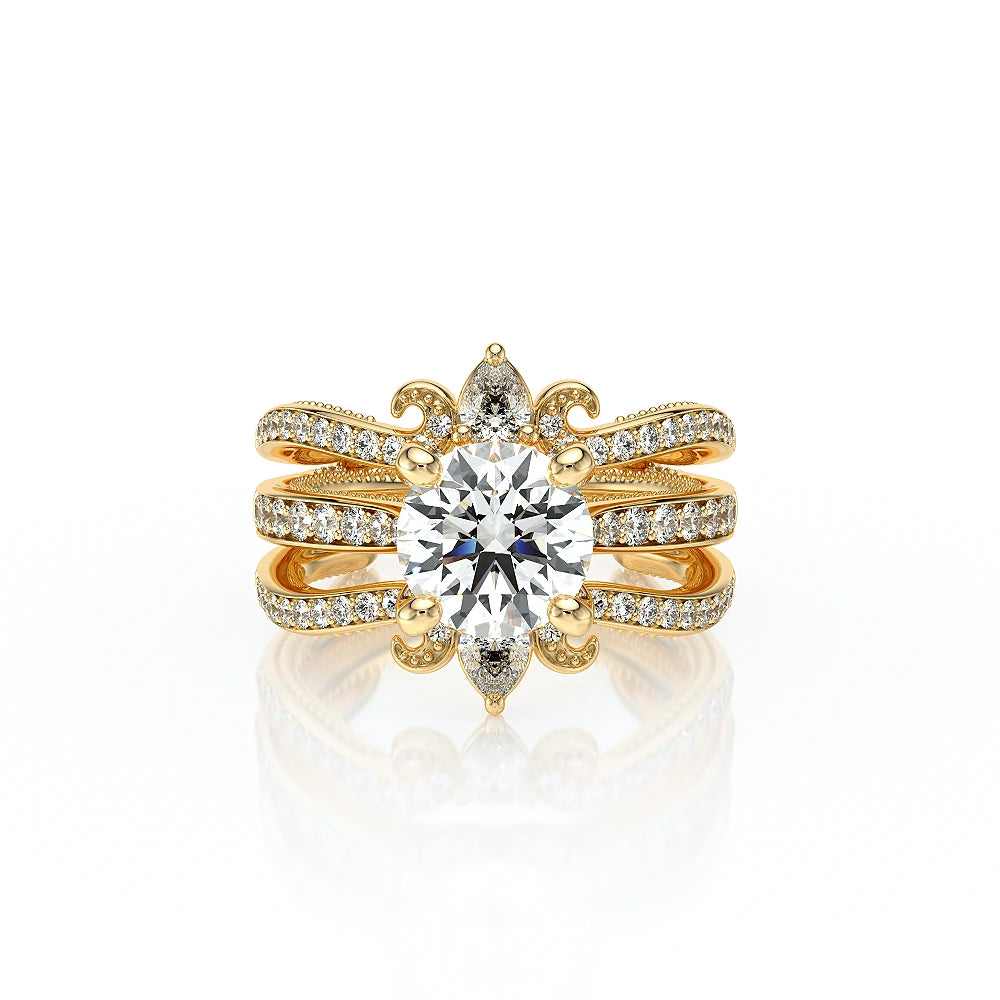 Vanguard-2207r-18k Yellow Gold Round