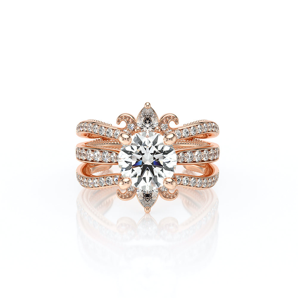 Vanguard-2207r-18k Rose Gold Round