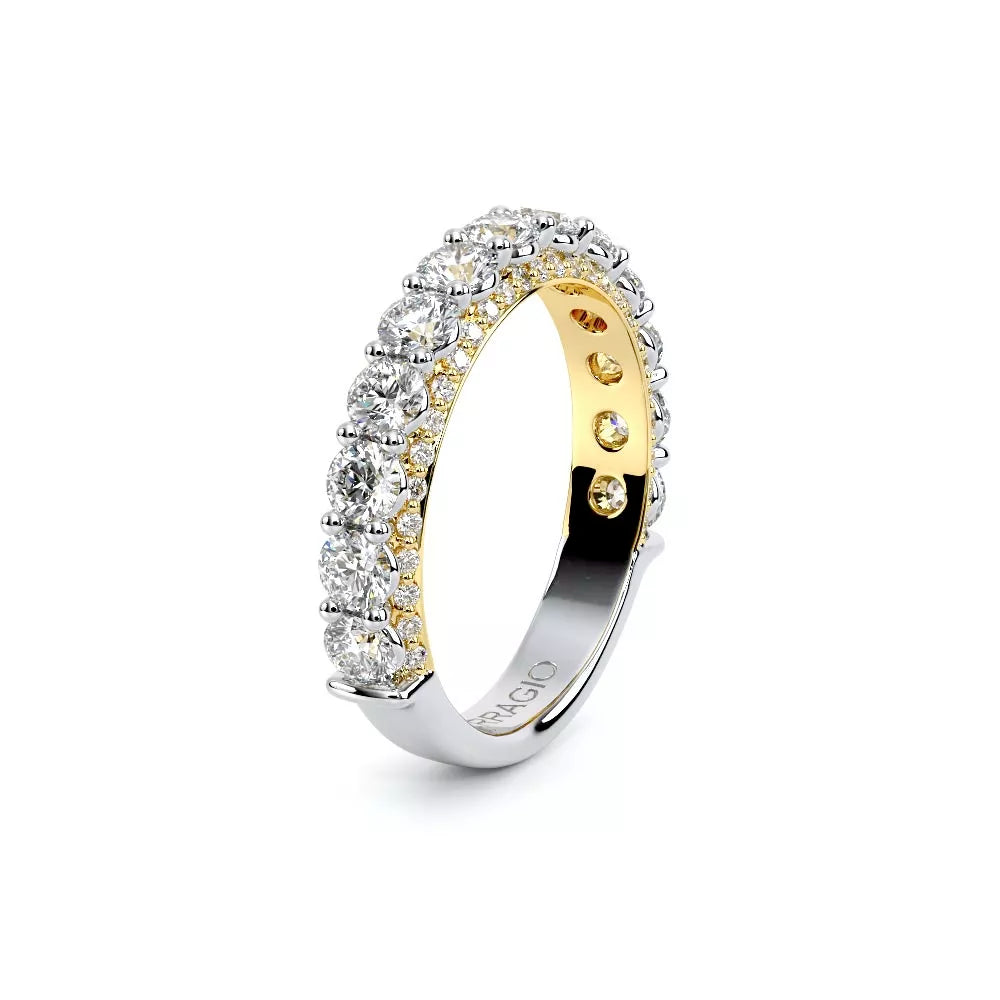 Couture 0489W30 14K Two Tone White Gold Yellow Gold