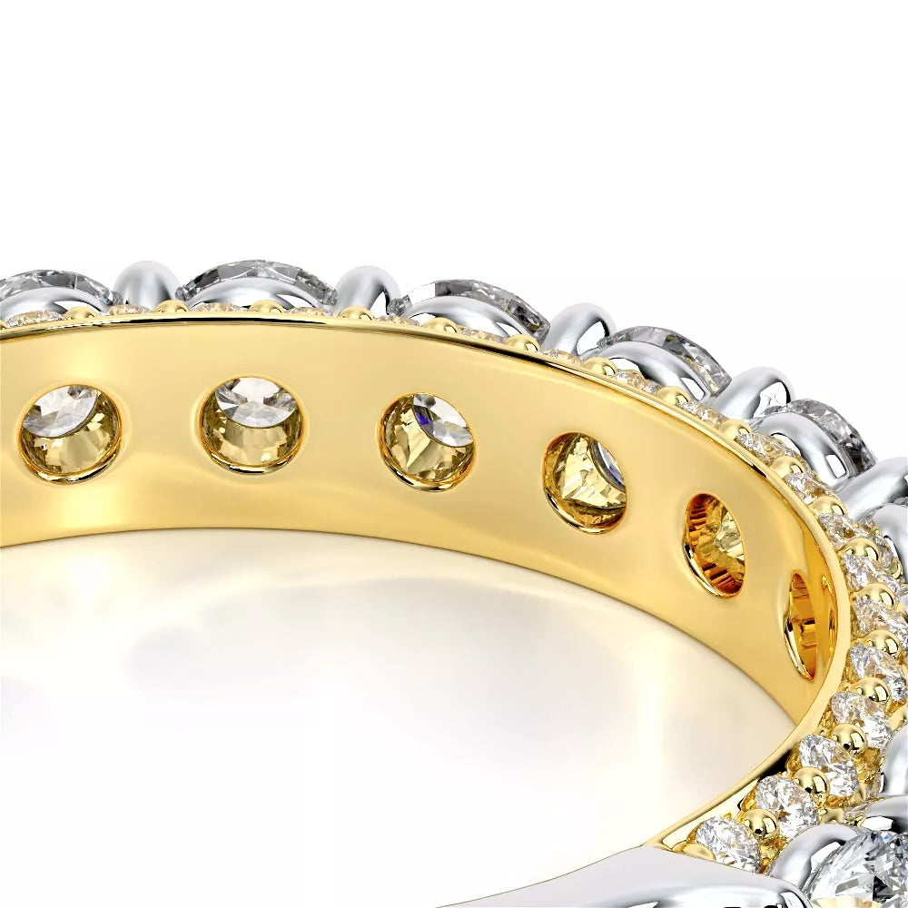 Couture 0489W30 14K Two Tone White Gold Yellow Gold