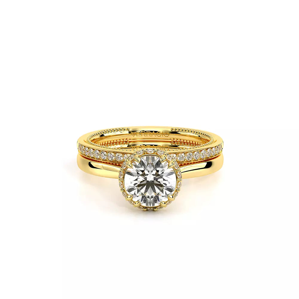 Renaissance-Sol302-Xr-18k Yellow Gold Round