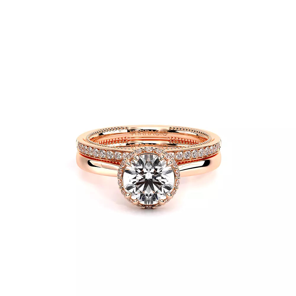Renaissance-Sol302-Xr-14k Rose Gold Round