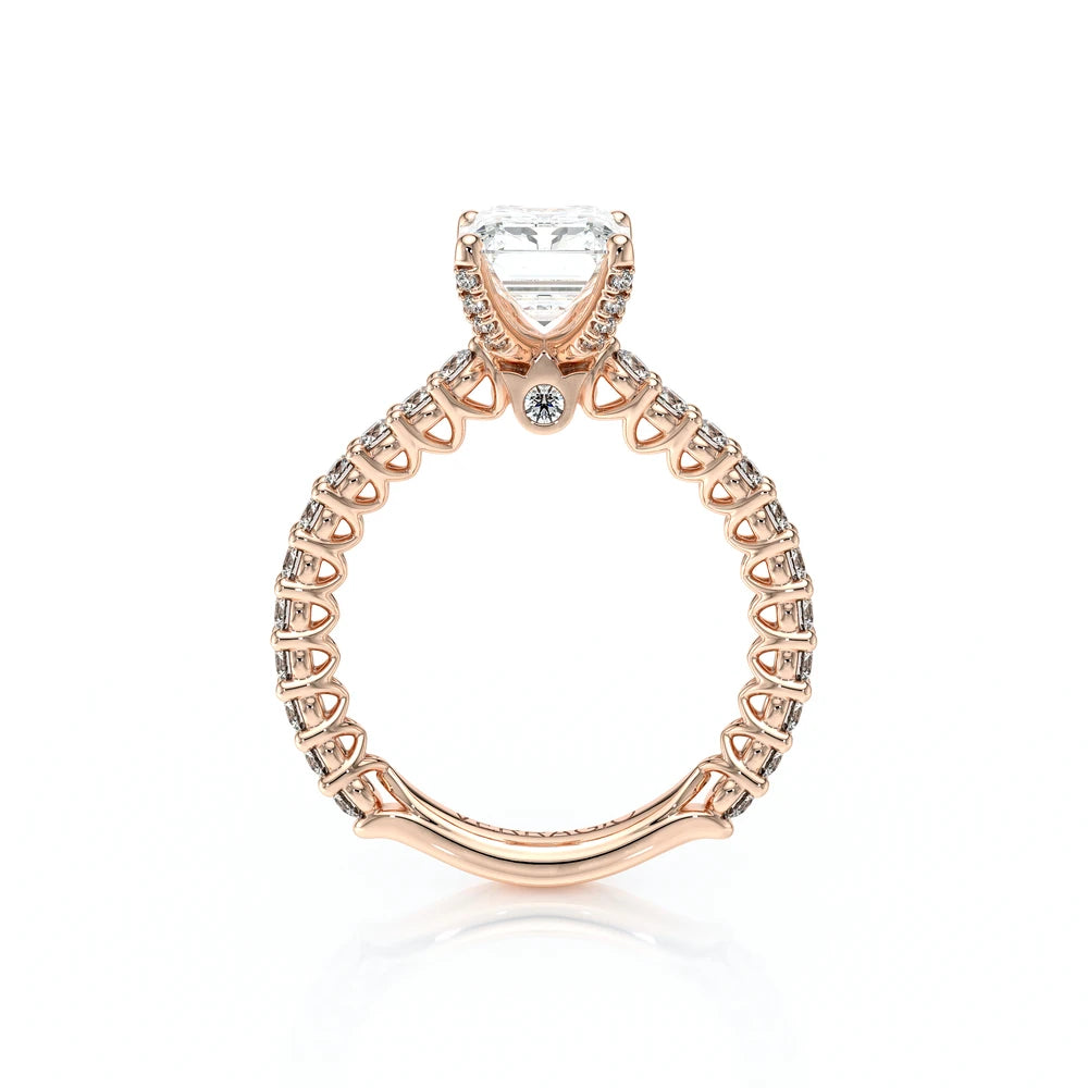 Lumino 801Emd4 20 18K Rose Gold Emerald