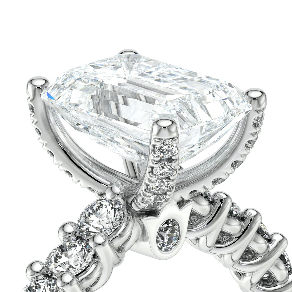 Lumino 801Emd4 25 14K White Gold Emerald