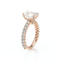Lumino 801Emd4 25 18K Rose Gold Emerald