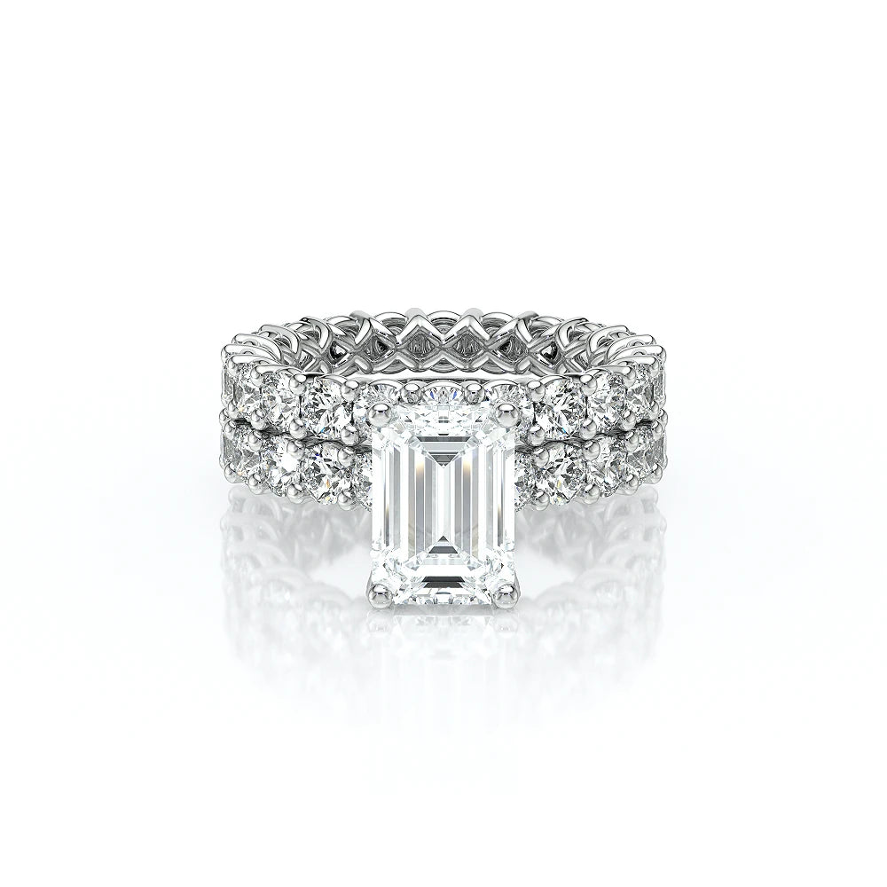 Lumino 801Emd4 30 14K White Gold Emerald