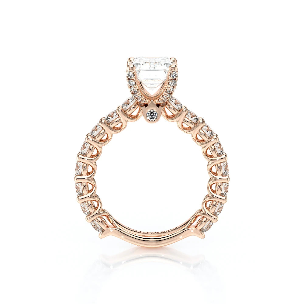 Lumino 801Emd4 30 18K Rose Gold Emerald