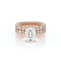 Lumino 801Emd4 30 18K Rose Gold Emerald