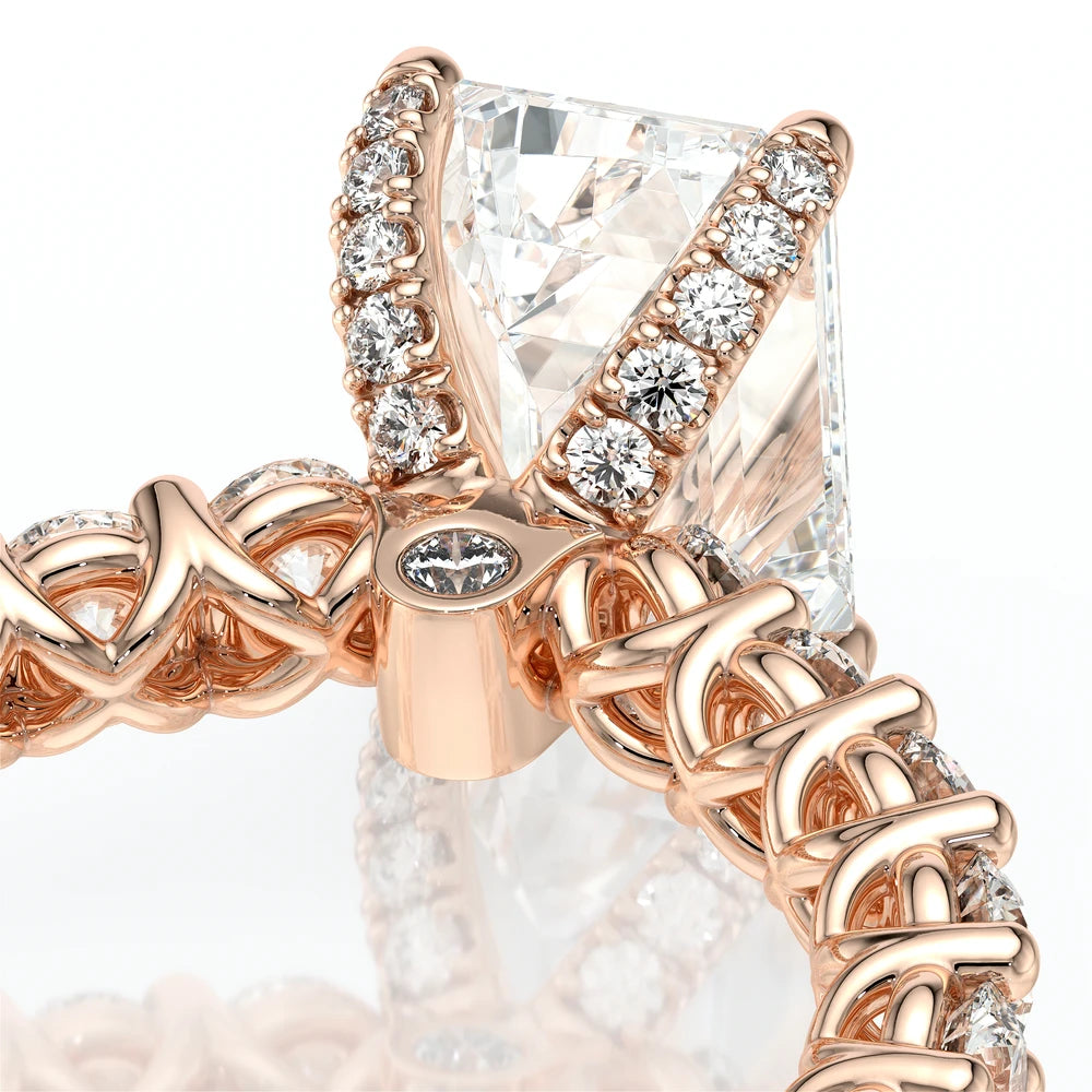Lumino 801Emd4 30 18K Rose Gold Emerald