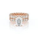 Lumino 801Emd4 35 18K Rose Gold Emerald