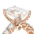 Lumino 801Emd4 35 14K Rose Gold Emerald