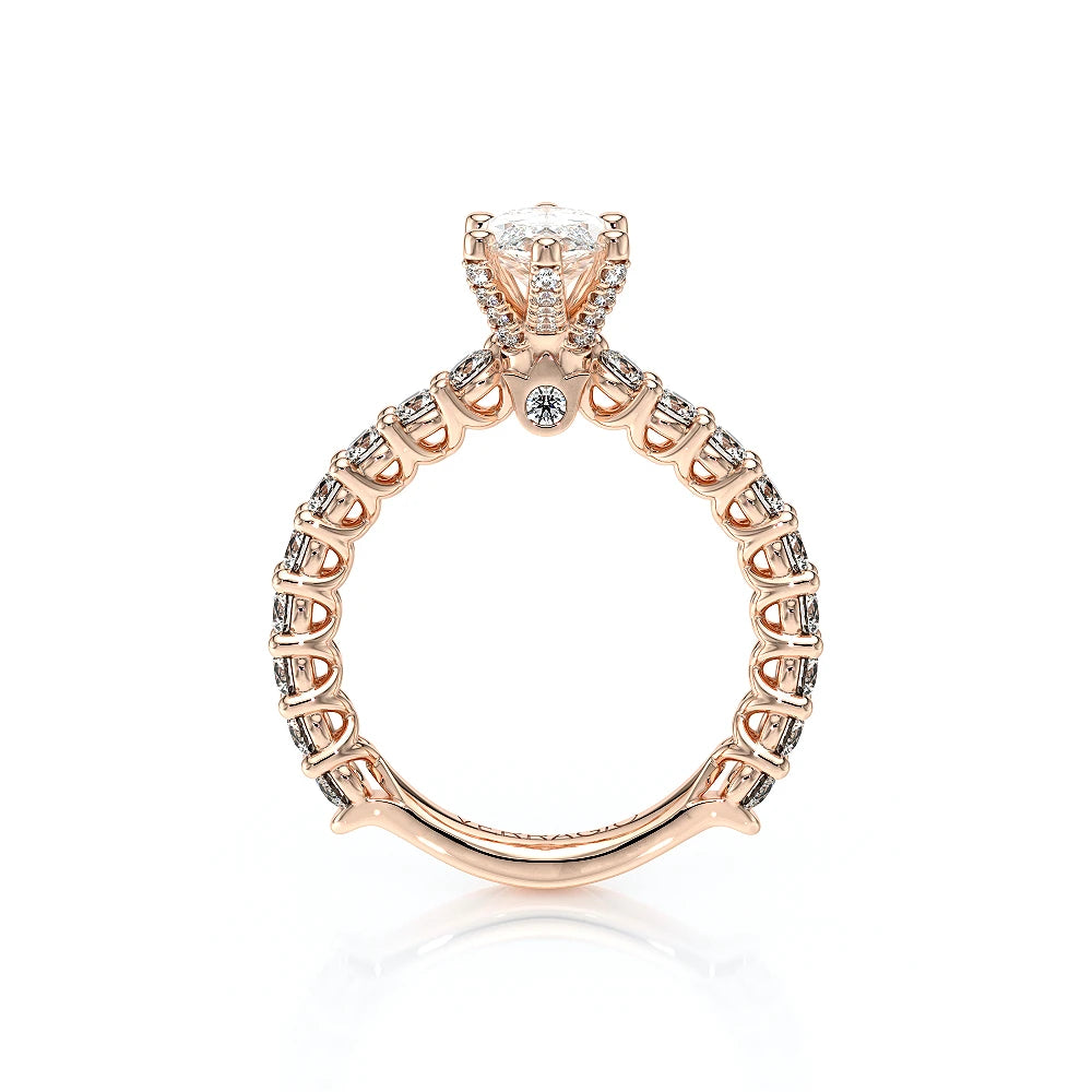 Lumino 801Mqd4 25 18K Rose Gold Marquise