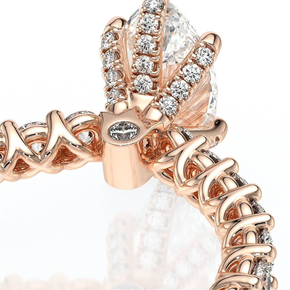 Lumino 801Mqd4 25 18K Rose Gold Marquise