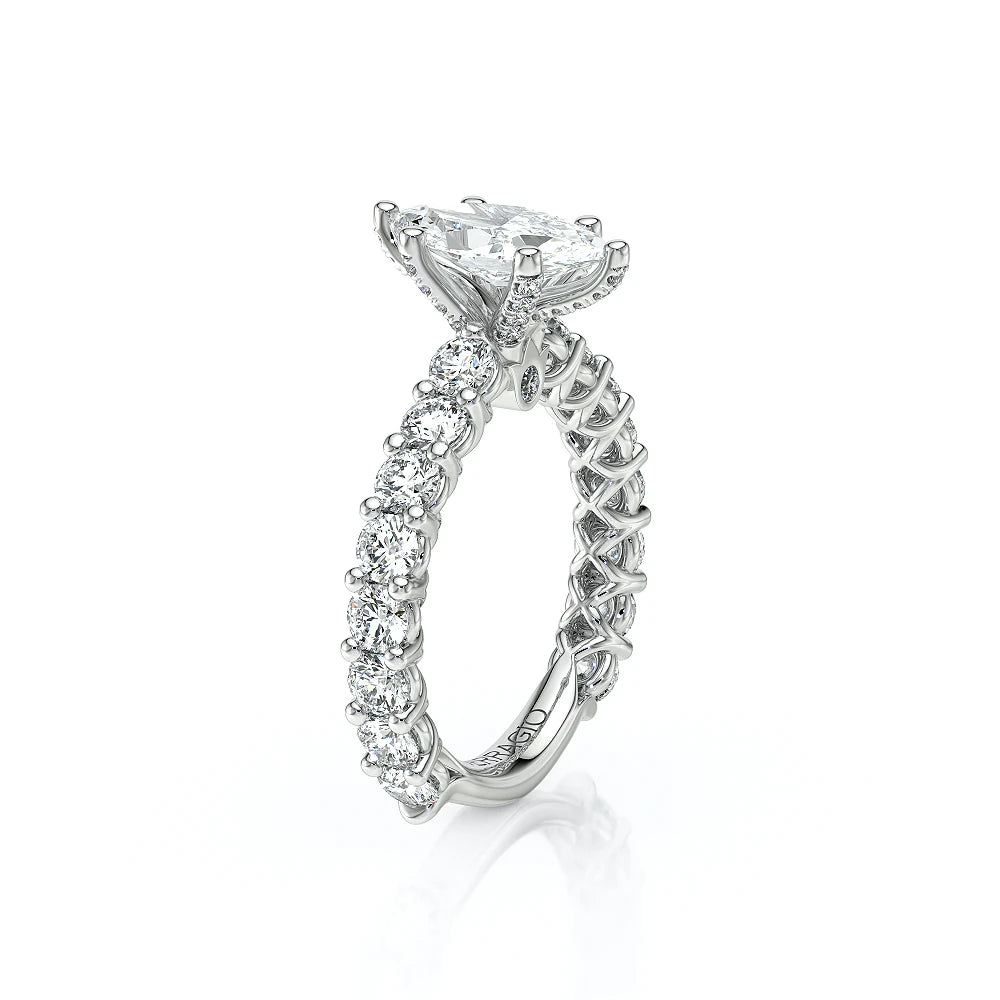 Lumino 801Mqd4 30 18K White Gold Marquise