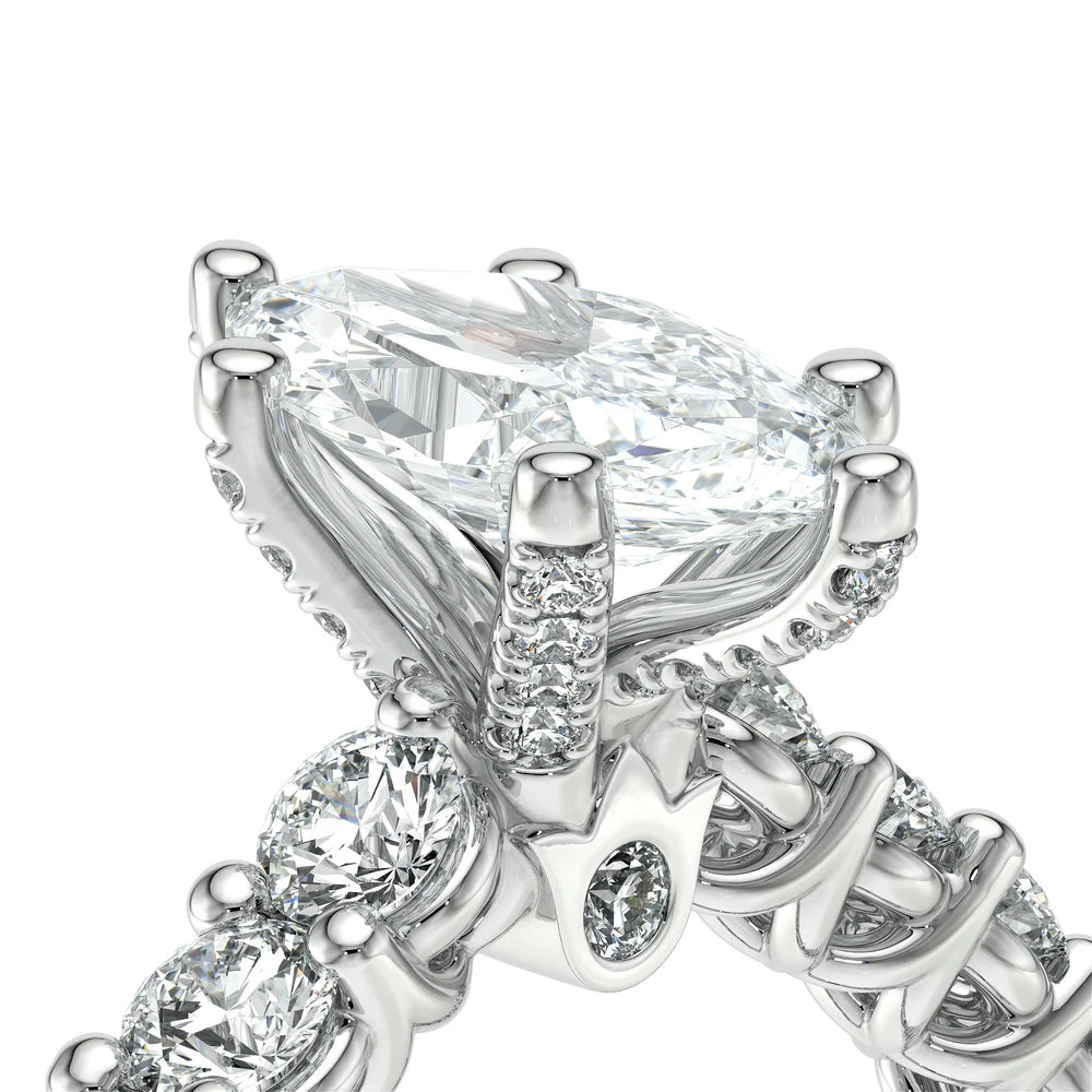 Lumino 801Mqd4 30 14K White Gold Marquise