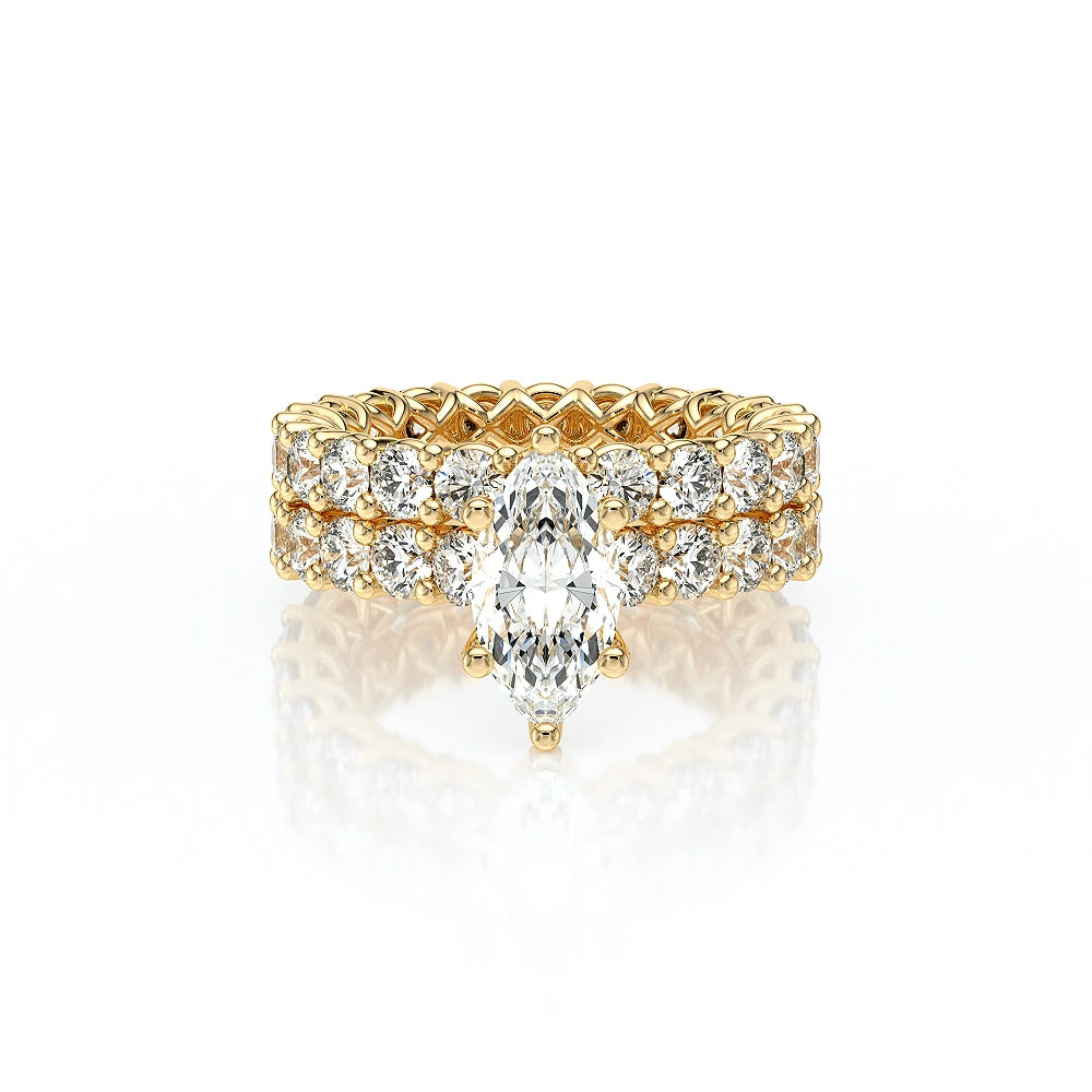 Lumino 801Mqd4 30 14K Yellow Gold Marquise