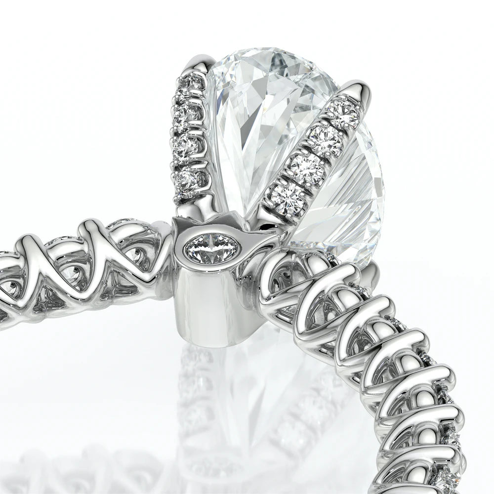 Lumino 801Ovd4 20 18K White Gold Oval
