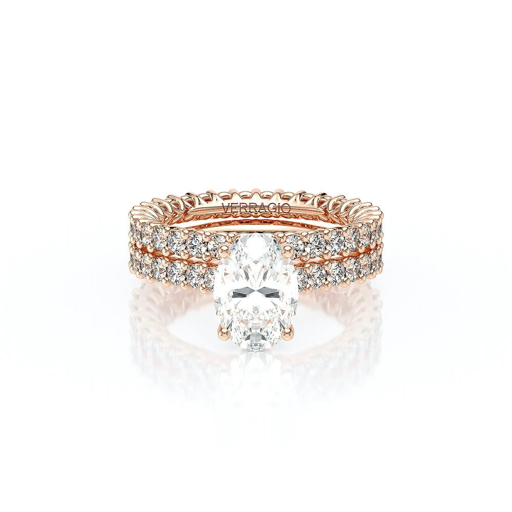 Lumino 801Ovd4 20 14K Rose Gold Oval
