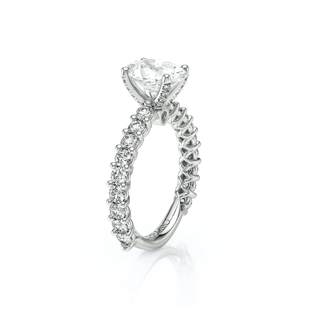 Lumino 801Ovd4 25 14K White Gold Oval