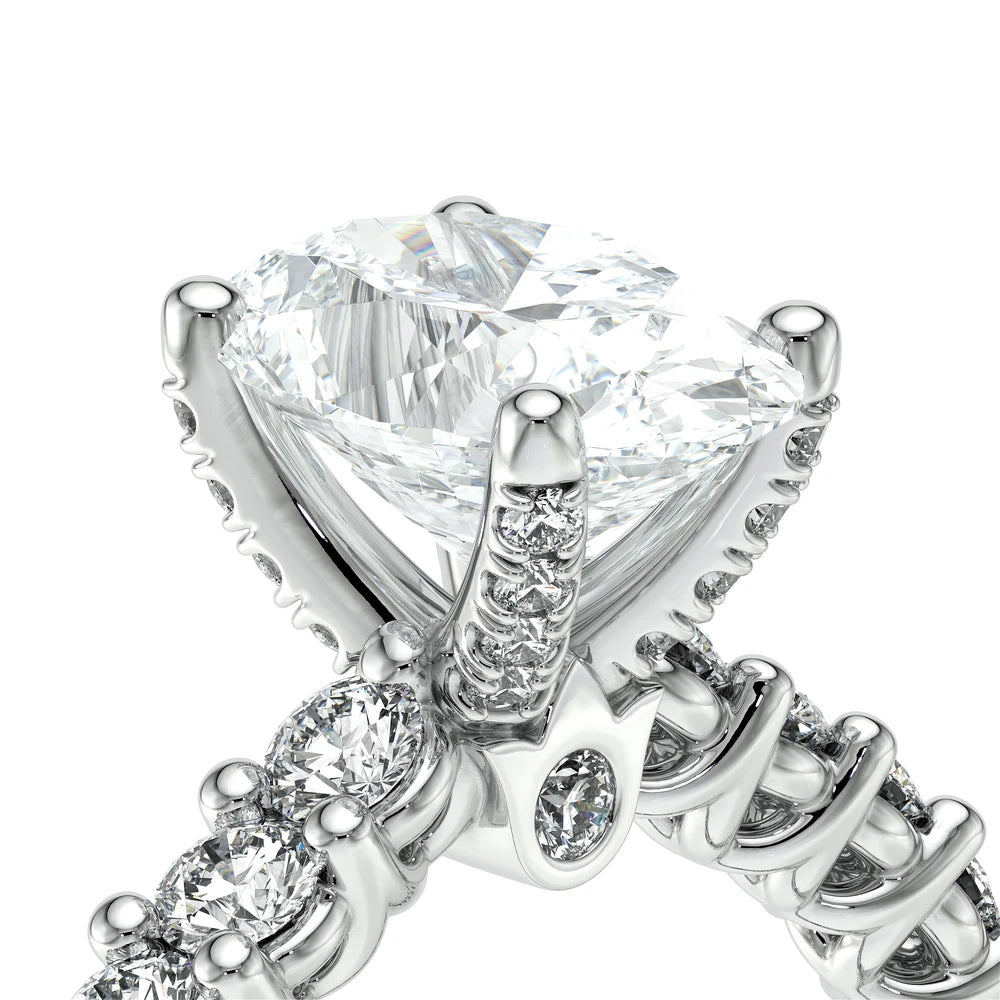 Lumino 801Ovd4 25 14K White Gold Oval