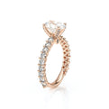 Lumino 801Ovd4 25 14K Rose Gold Oval