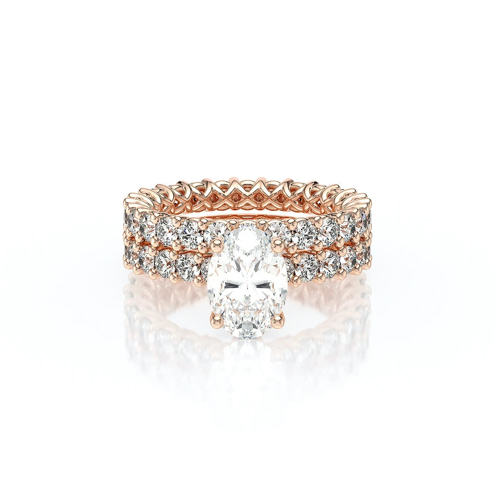 Lumino 801Ovd4 25 14K Rose Gold Oval