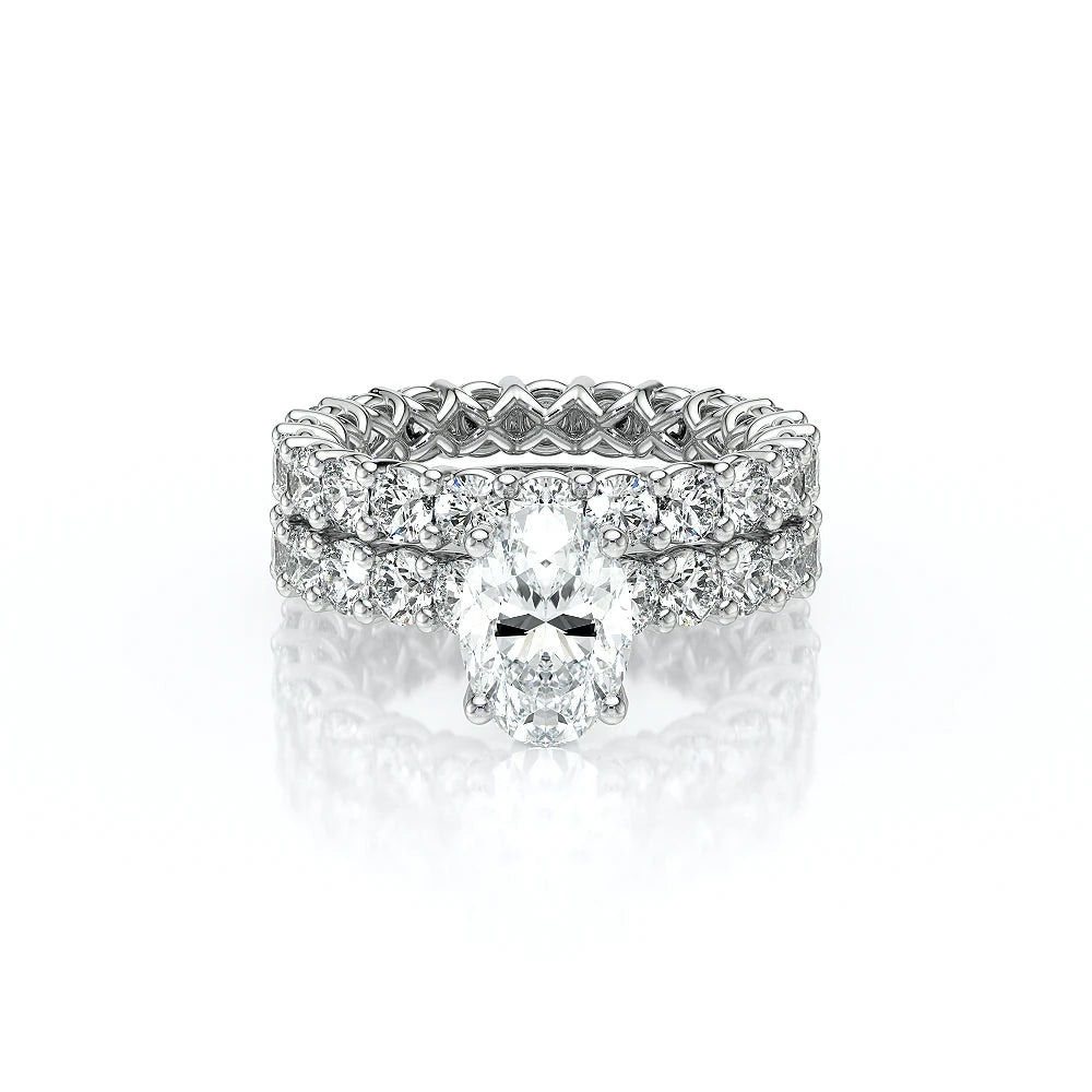 Lumino 801Ovd4 30 14K White Gold Oval