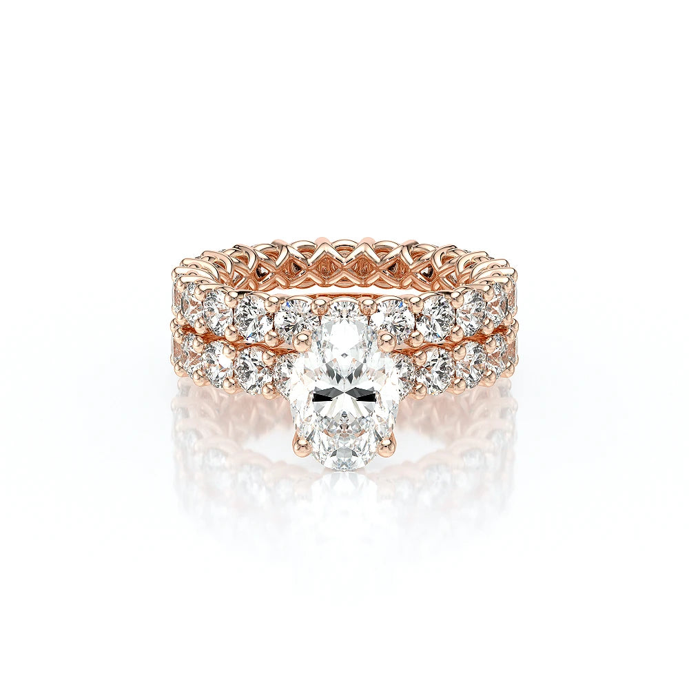 Lumino 801Ovd4 30 14K Rose Gold Oval