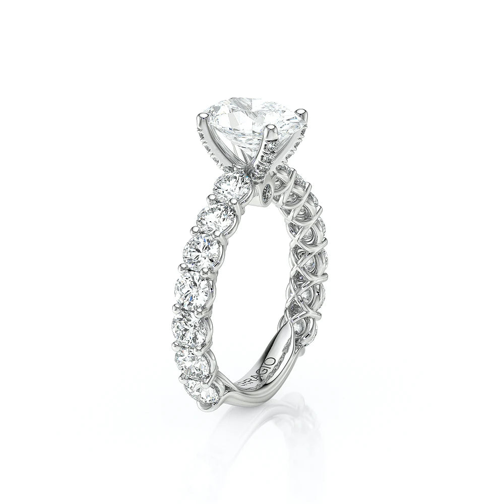 Lumino 801Ovd4 35 18K White Gold Oval