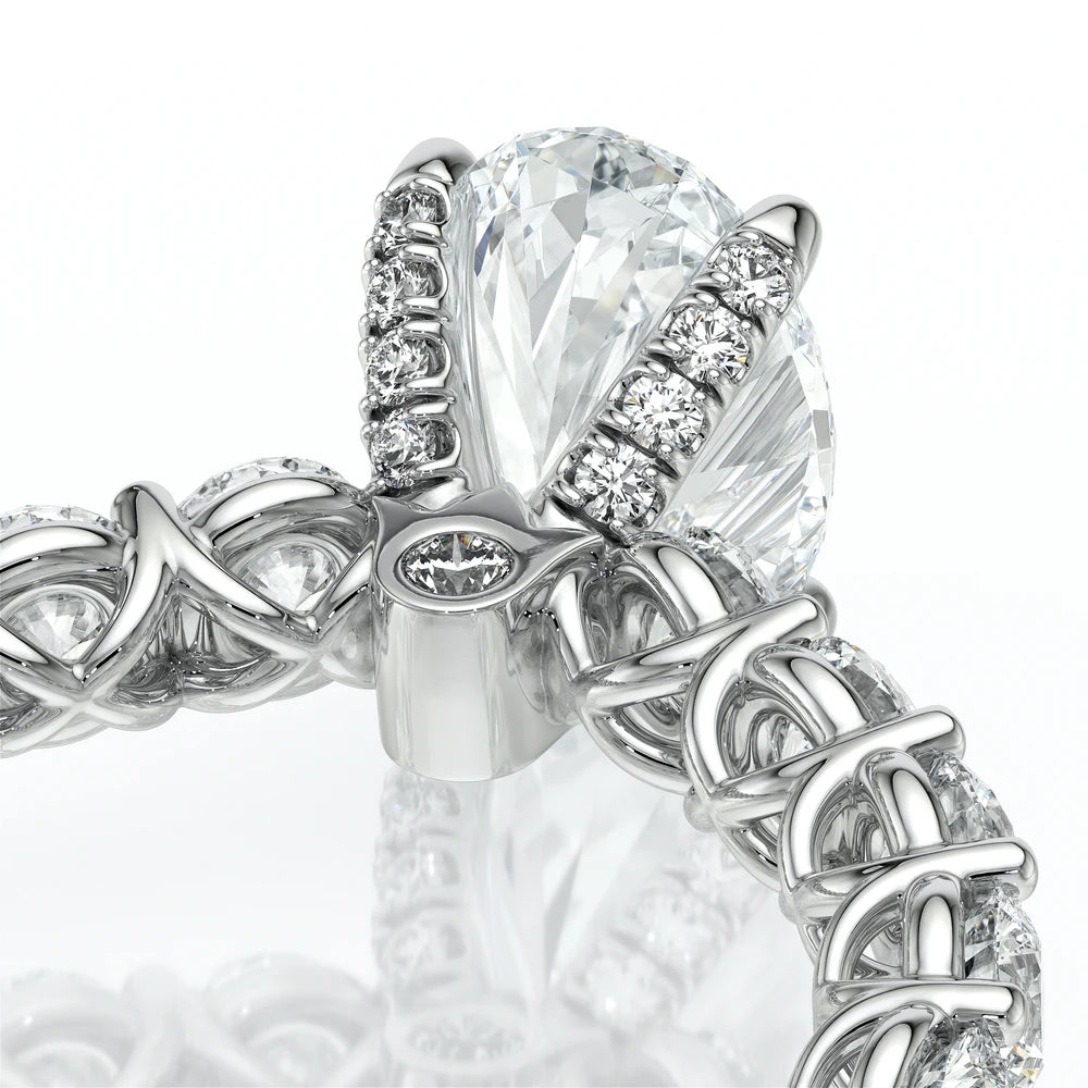 Lumino 801Ovd4 35 18K White Gold Oval