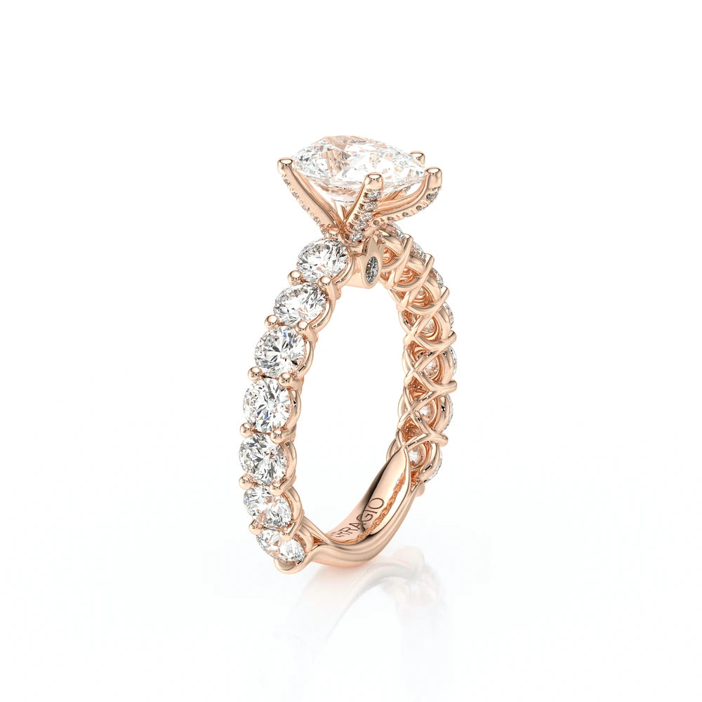 Lumino 801Psd4 35 14K Rose Gold Pear