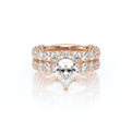 Lumino 801Psd4 35 14K Rose Gold Pear