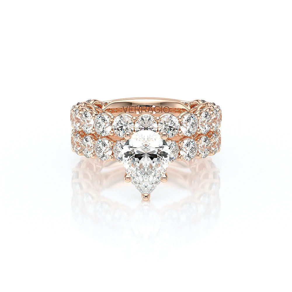 Lumino 801Psd4 35 14K Rose Gold Pear