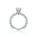 Lumino 803Mqd6 5X25 Ew 14K White Gold Marquise