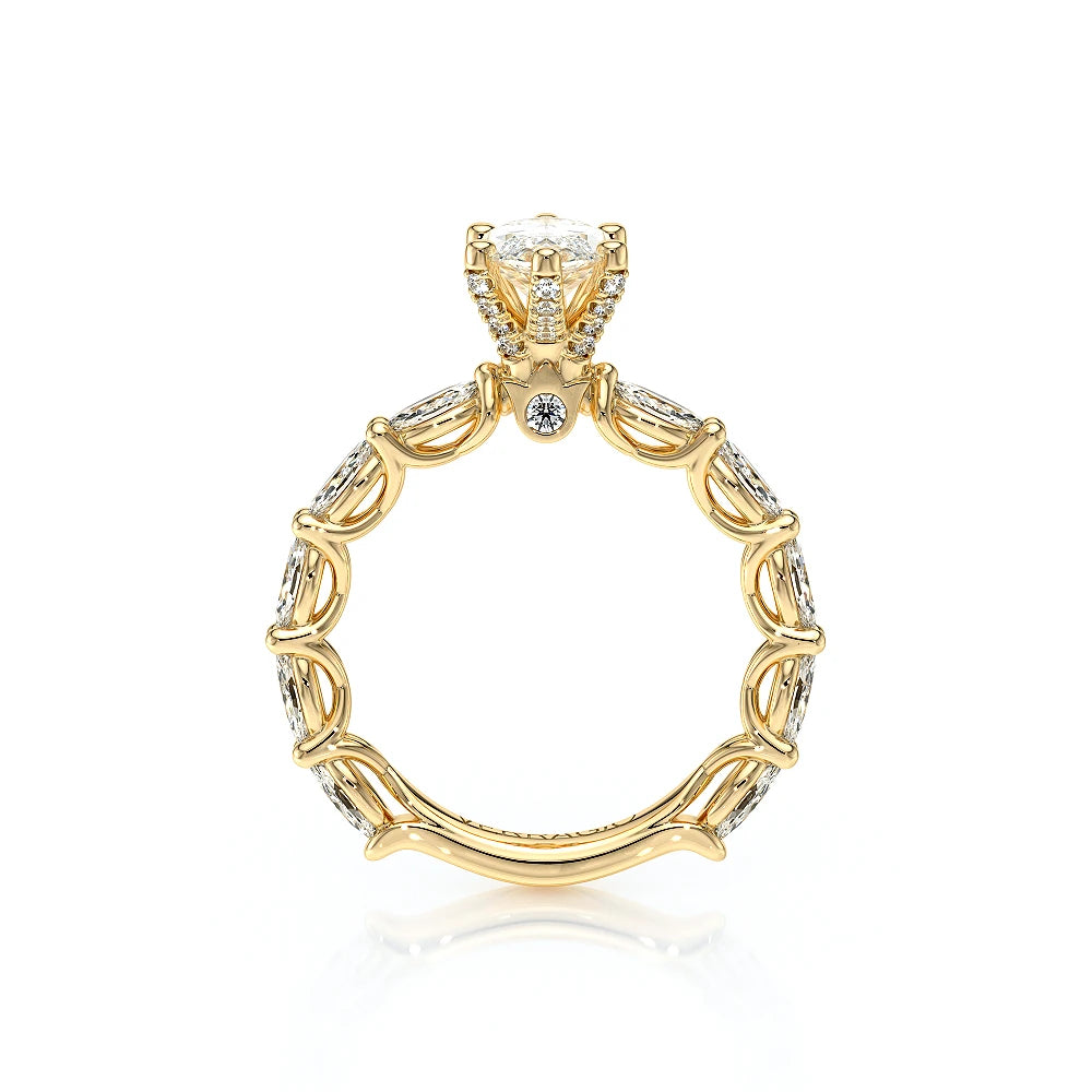 Lumino 803Mqd6 5X25 Ew 18K Yellow Gold Marquise