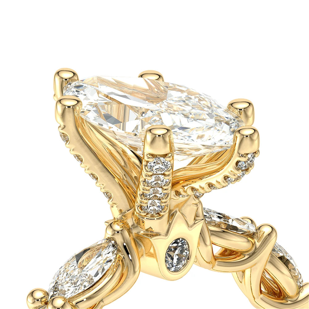 Lumino 803Mqd6 5X25 Ew 18K Yellow Gold Marquise
