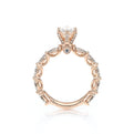 Lumino 803Mqd6 5X25 Ew 14K Rose Gold Marquise