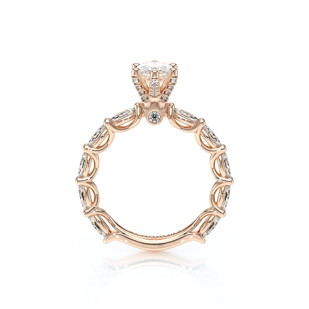 Lumino 803Mqd6 5X25 Ew 14K Rose Gold Marquise
