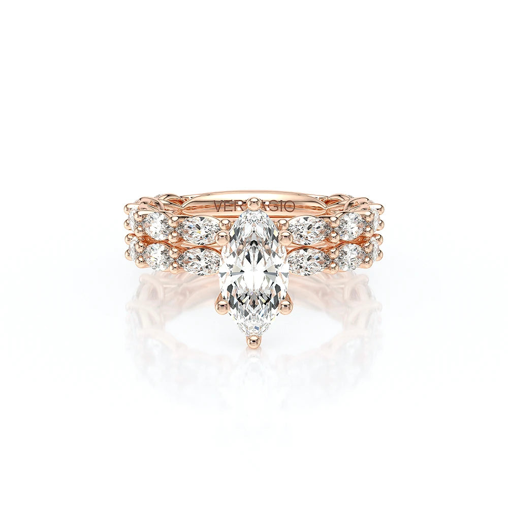 Lumino 803Mqd6 5X25 Ew 14K Rose Gold Marquise