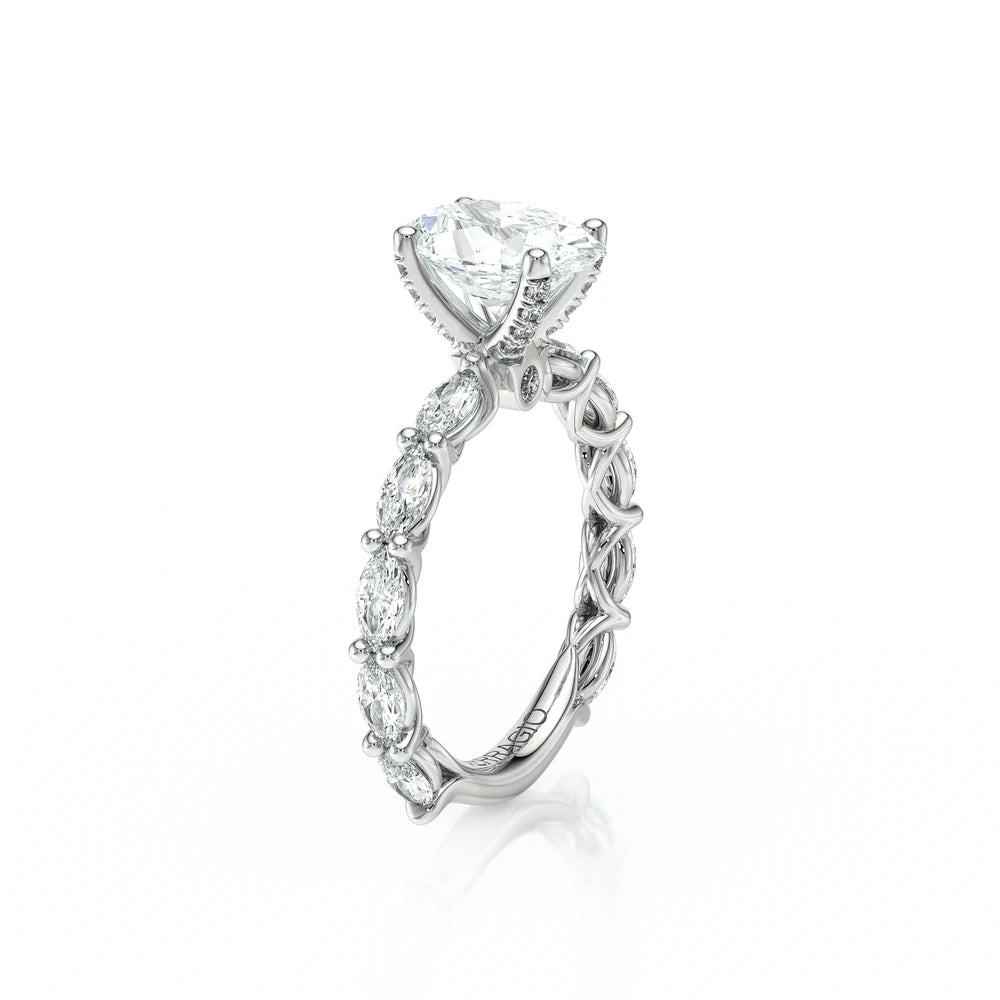 Lumino 803Ovd4 5X25 Ew 18K White Gold Oval
